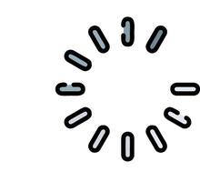A circle with a number of arrows pointing in different directions vector