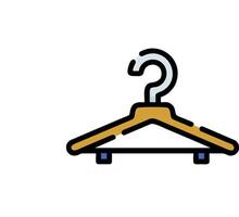 A hanger with a question mark on it vector
