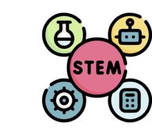 Stem education and science vector
