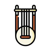 An icon of a musical instrument vector