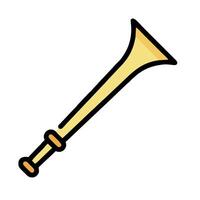 A trumpet icon on a white background vector