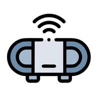 A wireless speaker icon on a white background vector