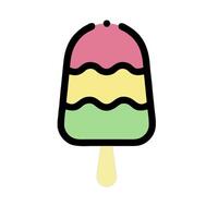 Ice cream icon illustration design vector
