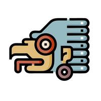 An icon of a person wearing a mask vector