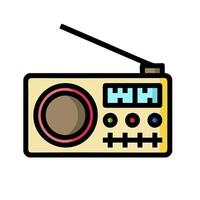 Radio icon illustration design vector