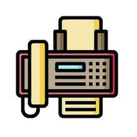 A phone with a phone cord and a phone receiver vector
