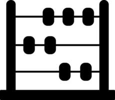 An abacus icon on a white background vector