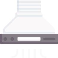 A kitchen appliance with a white light bulb vector