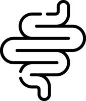 A black and white image of a snake vector