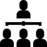 A group of people are standing around a person vector