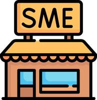 A small store with the word sme on it vector