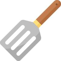A spatula with a handle on a white background vector