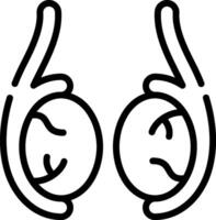 Two hands with two fingers pointing up vector