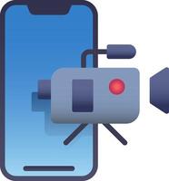 camera on iphone vector