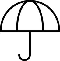 An umbrella icon on a white background vector