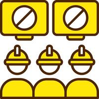 Workers March Icon Design vector