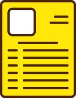 Job Application Form Icon Design vector