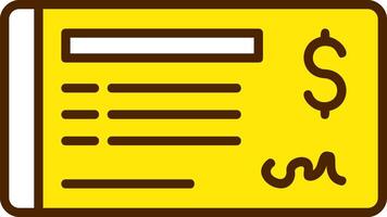 Paycheck Icon Design vector