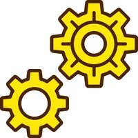 Cogs and Gears Icon Design vector