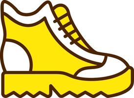 Work Boots Icon Design vector