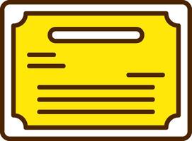Skill Certification Icon Design vector
