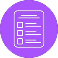 Task List Icon Design vector