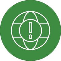 Internet Error Icon Design vector
