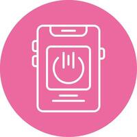 Running apps Icon Design vector