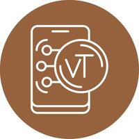 Vanuatu Vatu Icon Design Symbpl vector
