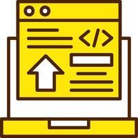Computer Programing Icon Design Symbol vector