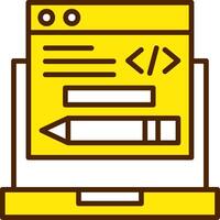 Computer Programing Icon Design Symbol vector