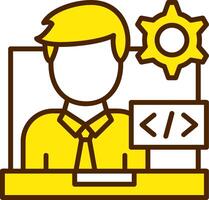 Computer Programing Icon Design Symbol vector