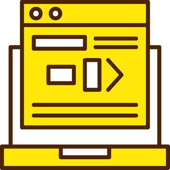 Computer Programing Icon Design Symbol vector