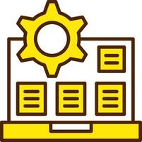 Computer Programing Icon Design Symbol vector