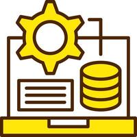 Computer Programing Icon Design Symbol vector