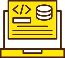 Computer Programing Icon Design Symbol vector