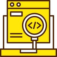 Computer Programing Icon Design Symbol vector