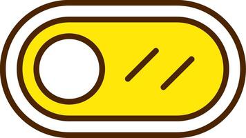 Toggle Button Icon Design vector