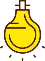 Lightbulb Icon Design vector