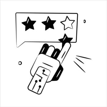 AI evaluating performance and providing real time feedback vector