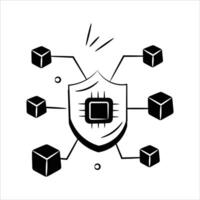 Get this amazing icon artificial intelligence security vector