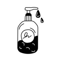 Grab this modern icon of liquid detergent bottle, ready to use vector