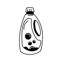 Grab this modern icon of liquid detergent bottle, ready to use vector