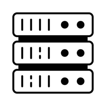 Check this beautifully designed icon of data server in modern style vector