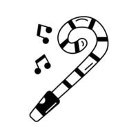 Get this modern design of party blower in editable style vector