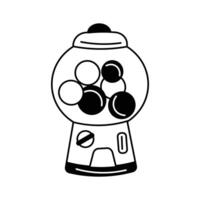 Take a look at this creatively crafted gumball machine vector
