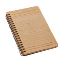Brown Notebook with Spiral Binding png