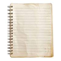 Old Notebook With Lined Pages png