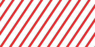 Candy cane diagonal stripes seamless pattern, holiday repeat background. red abstract design vector