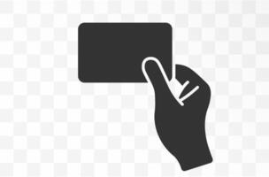 Contactless payment icons, credit card and hand tap pay wave. Wireless NFC and contactless pay pass icons set. illustration image. Isolated on background. vector
